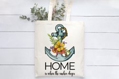 Anchor Sublimation | Positive Quotes | Anchor with Flowers Product Image 3