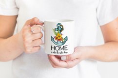 Anchor Sublimation | Positive Quotes | Anchor with Flowers Product Image 2
