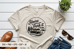 Camping Round Sign SVG Bundle | Outdoor Sign | Camping SVG Product Image 13