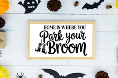 Farmhouse Halloween Sign SVG Bundle | Halloween Door Sign Product Image 9