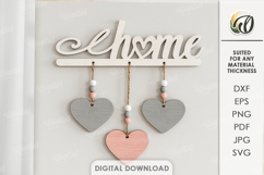 Home Decors Bundle Laser Cut. Wall Sign. Shelf Sitter SVG Product Image 6