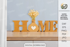 Home Decors Bundle Laser Cut. Wall Sign. Shelf Sitter SVG Product Image 7