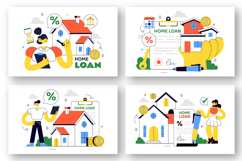 10 Home Loan Illustration Product Image 2