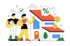 10 Home Loan Illustration Product Image 4