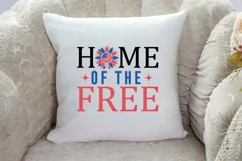 Home of the free SVG Design,Patriotic home decor,USA pride Product Image 3