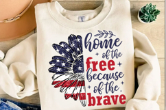 Home of the Free Svg Design Product Image 3