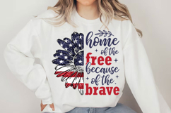Home of the Free Svg Design Product Image 4