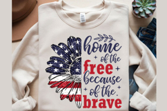 Home of the Free Svg Design Product Image 2