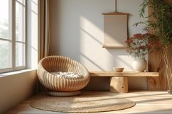 Interior Home living Room table &amp; cane line chair Product Image 1
