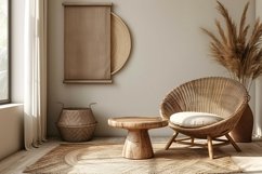 Interior Home living Room table &amp; cane line chair Product Image 1