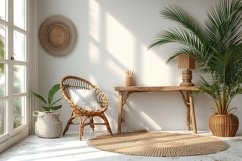 Interior Home living Room with Frames &amp; Vases Product Image 1