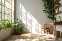 Interior Home living Room with Chair &amp; Vases on the table Product Image 1