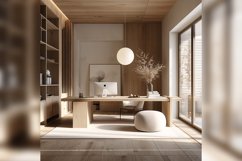 Minimalist Scandinavian Interior Home Office Product Image 1