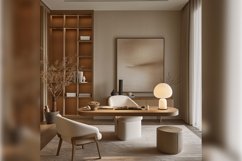 Minimalist Scandinavian Interior Home Office Product Image 1