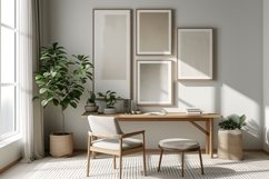 Minimalist Design with Desk &amp; Frame Product Image 1
