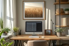 Minimalist Design with Desk &amp; Frame Product Image 1