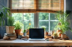 Minimalist Design with Desk &amp; Frame Product Image 1