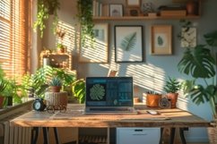 Minimalist Design with Desk &amp; Frame Product Image 1