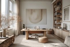 Minimalist Design with Desk &amp; Frame Product Image 1