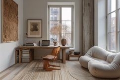 Minimalist Design with Desk &amp; Frame Product Image 1