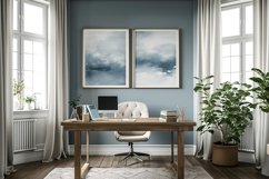 Interior Home living Room with Frames &amp; Vases Product Image 1