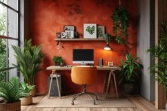 Home Workstation laptop and Desk Sunlight from window Product Image 1