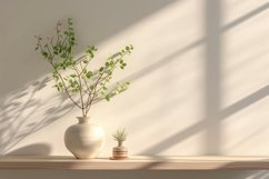 Home with vase on the sand ply Sunlight from window Product Image 1