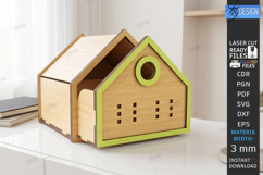 3D House Organizers Laser Cut Bundle | Storage Boxes | CNC Product Image 15