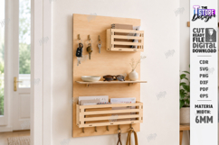 Wall Key Holders Laser Cut Bundle | Wall Decor | Key Rack Product Image 2