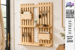 Wall Key Holders Laser Cut Bundle | Wall Decor | Key Rack Product Image 4