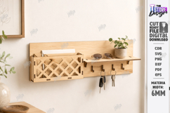 Wall Key Holders Laser Cut Bundle | Wall Decor | Key Rack Product Image 8