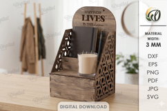Home Organizer Laser Cut. Storage Box SVG Product Image 1