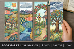 Home bookmarks printable sublimation bookmark design Product Image 1