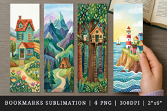 Home bookmarks printable sublimation bookmark design Product Image 1