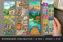 Home bookmarks printable sublimation bookmark design Product Image 1