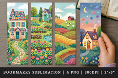 Home bookmarks printable sublimation bookmark design Product Image 1