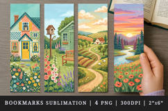 Home bookmarks printable sublimation bookmark design Product Image 1