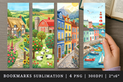 Home bookmarks printable sublimation bookmark design Product Image 1