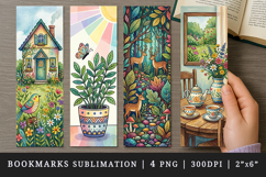 Home bookmarks printable sublimation bookmark design Product Image 1