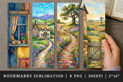 Home bookmarks printable sublimation bookmark design Product Image 1