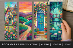 Home bookmarks printable sublimation bookmark design Product Image 1