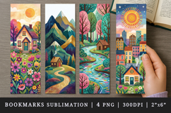 Home bookmarks printable sublimation bookmark design Product Image 1