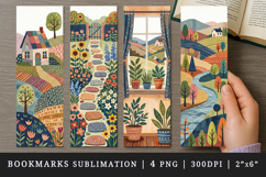 Home bookmarks printable sublimation bookmark design Product Image 1