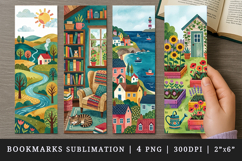 Home bookmarks printable sublimation bookmark design Product Image 1