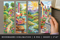 Home bookmarks printable sublimation bookmark design Product Image 1
