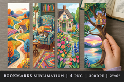 Home bookmarks printable sublimation bookmark design Product Image 1