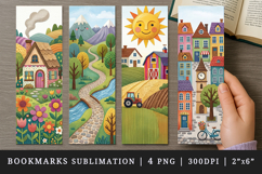 Home bookmarks printable sublimation bookmark design Product Image 1