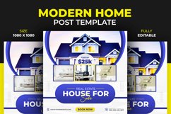 Home For Sale Property Social Media Post Banner Template Product Image 1