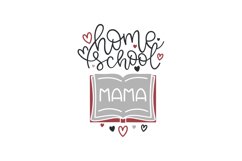 Home School Mama SVG Cut File Product Image 1
