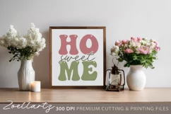 Home Sign SVG Cut File Home Sweet Home Farmhouse Sign SVG Product Image 1